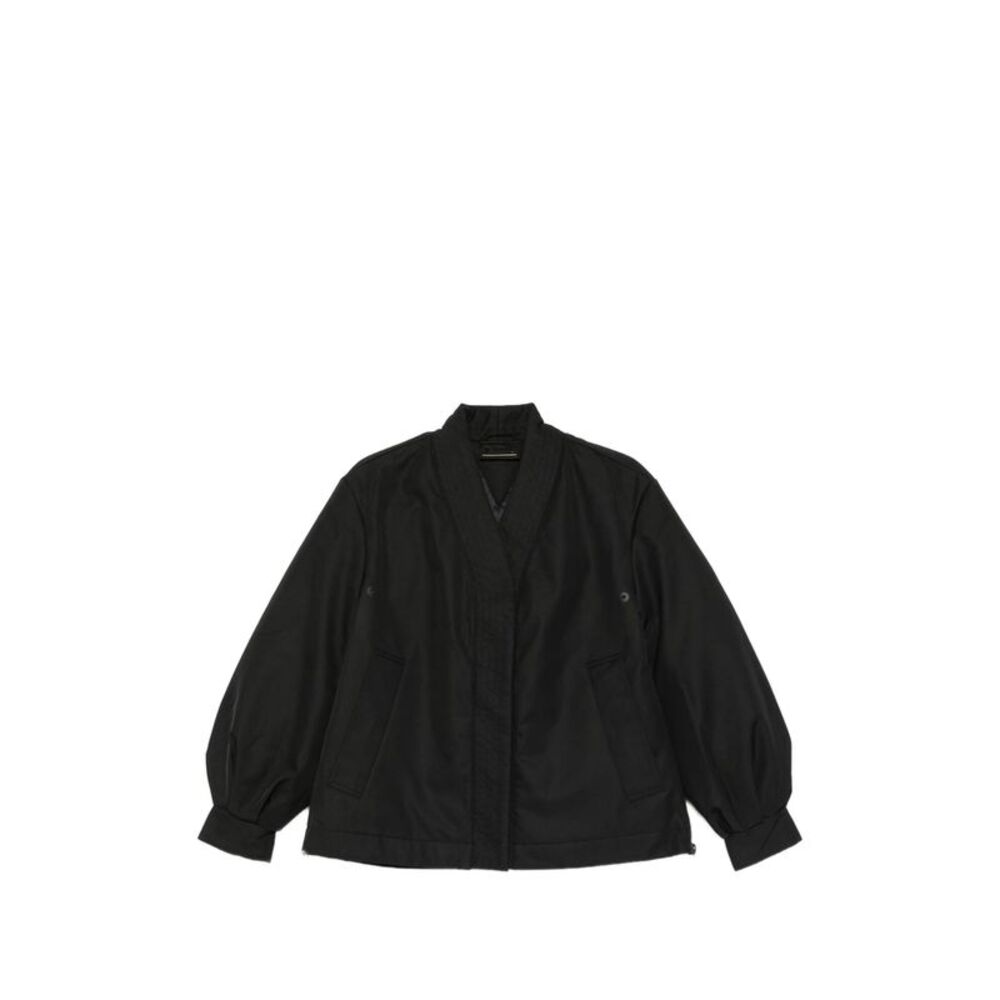 Macron Black Jackets - Oversized Jackets Women